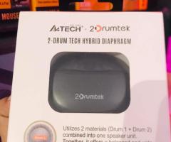A4Tech 2Drumtek B25 TWS Bluetooth Earphone In-Ear Ash Grey