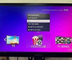 ANDROID TV BOX WITH 1000 CHANNELS SPORT AND MOVIES