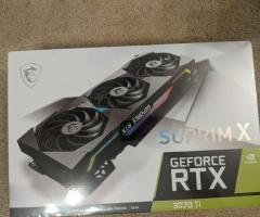 MSI GeForce RTX 3070 Ti SUPRIM X 8GB Graphics Card - 1
