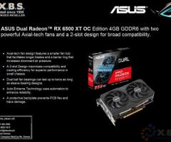 ASUS Dual Radeon™ RX 6500 XT OC Edition 4GB GDDR6 Video Card - 1