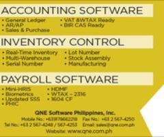 Affordable and Quick To Learn Accounting and Payroll Software-QNE SOFTWARE - Manila