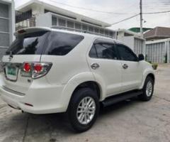 Toyota Fortuner 2013 - Puerto Galera