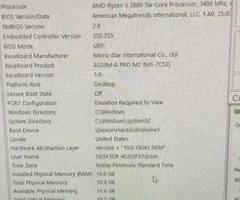 Ryzen 5 2600 System Unit