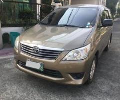 Toyota Innova 2013, Manual - Jabonga