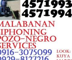 TRIPLE D Malabanan SIphoning Pozo Negro Cleaning Services 09163075099 - Victorias