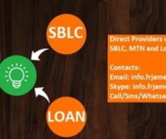 Loan, bg/sblc for lease and purchase - Belison