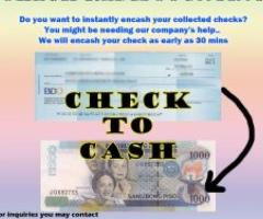 Check encashment/rediscounting - Makati